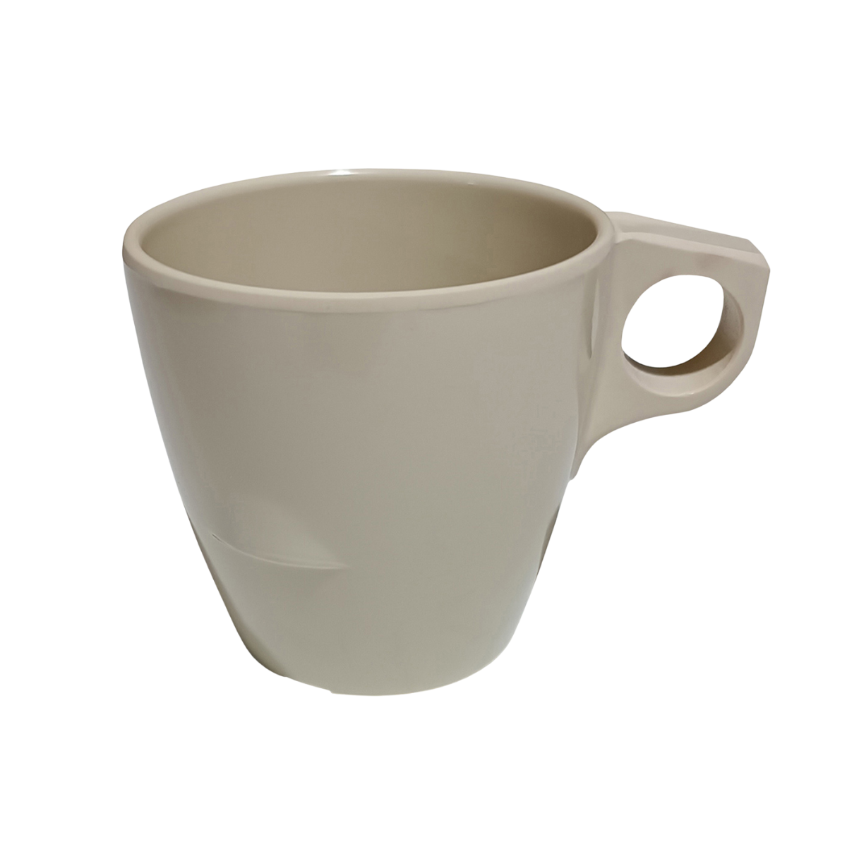 Taza Estibable de 219 ml de Melamina Beige con 6 Piezas